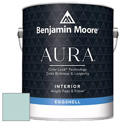Benjamin Moore Aura 524 Waterborne Interior Eggshell Finish краска цвет 674 Spring Sky