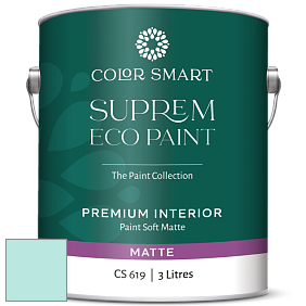 COLOR SMART CS 619 SUPREM ECO PAINT матовая краска цвет 2048-60 Jamaican Aqua