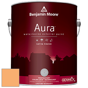 Benjamin Moore Aura 631 Waterborne Exterior Satin Finish краска цвет 2016-40 Marmalade