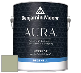 Benjamin Moore Aura 524 Waterborne Interior Eggshell Finish краска цвет 439 Palisades Park