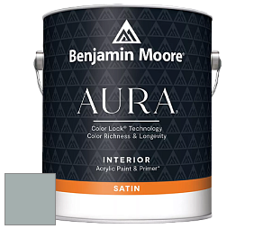 Benjamin Moore Aura 526 Waterborne Interior Satin Finish покрытие цвет 1565 Mount Saint Anne