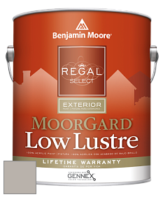 Benjamin Moore W103 Regal Select Exterior Paint-MoorGard Low Lustre Finish краска цвет 1551 La Paloma Gray
