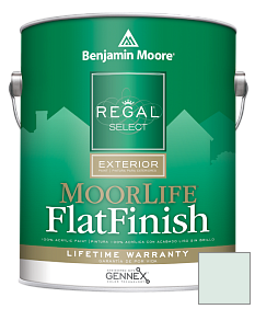 Краска Regal Select Exterior Paint-MoorLife Flat Finish (W105) цвет 846 Come Sail Away