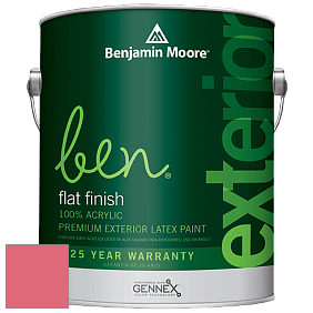 Benjamin Moore Ben 541 Waterborne Exterior Flat Finish краска цвет 1335 Cactus Flower
