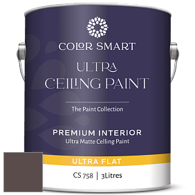 COLOR SMART CS 758 ULTRA CEILING PAINT ультраматовая краска цвет 2114-20 Mississippi Mud
