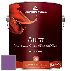 Benjamin Moore Aura 526 Waterborne Interior Satin Finish покрытие цвет NCS S 3055-R50B 