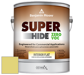 Benjamin Moore 355 Super Hide Zero Voc Interior Flat краска цвет 396 Chic Lime