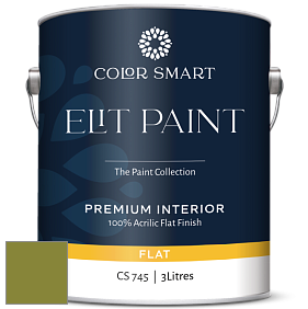 COLOR SMART CS 745 ELIT PAINT глубокоматовая моющаяся краска цвет 2146-10 Dark Celery