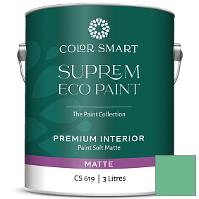 Краска COLOR SMART CS 619 SUPREM ECO PAINT матовая краска цвет 580 Arlington Green