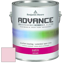Benjamin Moore 792 Advance Interior Paint-Satin эмаль цвет 2087-60 Ribbon Pink