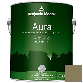 Краска Aura Waterborne Exterior Flat Finish (629) цвет 496 Chopped Dill