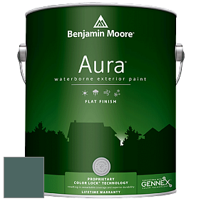 Benjamin Moore Aura 629 Waterborne Exterior Flat Finish краска цвет AF-510 