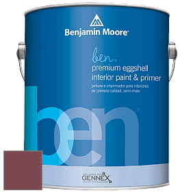 Benjamin Moore Ben W626 Premium Interior Latex Eggshell краска цвет 2085-20 Pottery Red