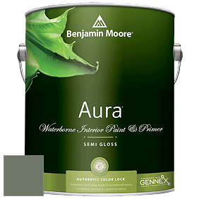 Benjamin Moore Aura 528 Waterborne Interior Semi-gloss Finish краска цвет HC-125 BM HC-125