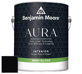 Benjamin Moore Aura 528 Waterborne Interior Semi-gloss Finish краска цвет RAL 9005 