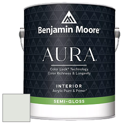 Benjamin Moore Aura 528 Waterborne Interior Semi-gloss Finish краска цвет 2138-70 Gray Lake