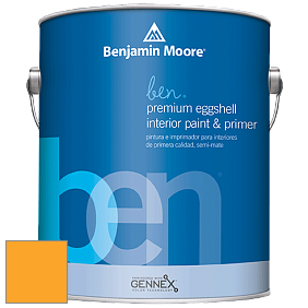 Benjamin Moore Ben W626 Premium Interior Latex Eggshell краска цвет 2018-30 Citrus Blast