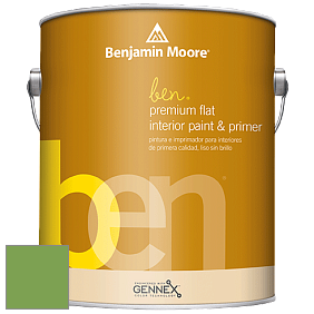 Benjamin Moore Ben W625 Premium Interior Latex Flat краска цвет NCS S 2060-G30Y 