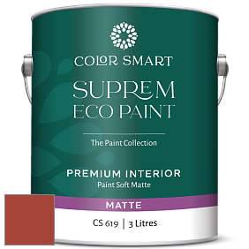 COLOR SMART CS 619 SUPREM ECO PAINT матовая краска цвет NCS S 2570-Y80R 
