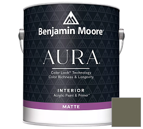 Краска Benjamin Moore Aura Interior Paint - Matte (522) цвет 476 Jade Romanesque