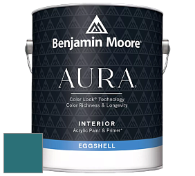 Benjamin Moore Aura 524 Waterborne Interior Eggshell Finish краска цвет 756 Varsity Blues