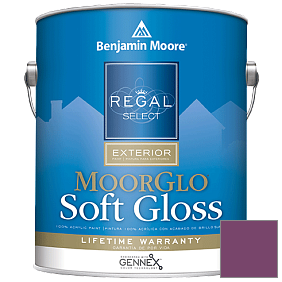 Краска Regal Select Exterior Paint-Moor GloSoft Gloss Finish (W096) цвет 2074-20 Summer Plum