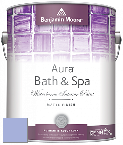 Benjamin Moore Aura 532 Bath & Spa Waterborne Interior Paint Matte Finish краска цвет 2068-50 Victorian Trim