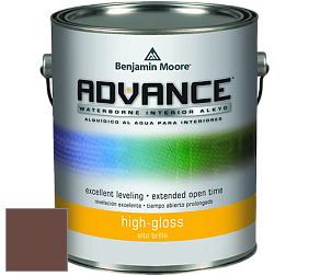 Benjamin Moore 794 Advance Interior Paint-High Gloss глянцевая алкидная эмаль цвет 2103-10 Natural Brown