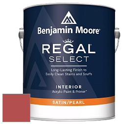 Benjamin Moore 550 Regal Select Waterborne Interior Pearl Finish краска цвет 1308 Red Parrot