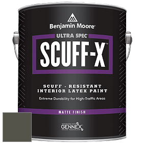 Benjamin Moore 484 Ultra Spec SCUFF-X Interior Matte Finish краска цвет 2140-10 Fatigue Green