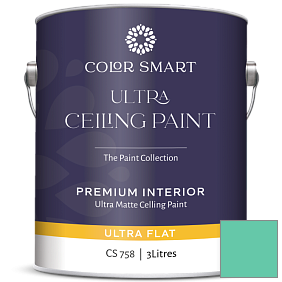 Краска COLOR SMART CS 758 ULTRA CEILING PAINT ультраматовая краска цвет 614 St. Patty's Day