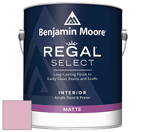 Benjamin Moore 548 IRegal Select Interior Paint - Matte краска цвет 2081-50 Pink Ruffle
