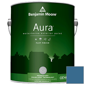 Краска Aura Waterborne Exterior Flat Finish (629) цвет 2063-30 Blueberry