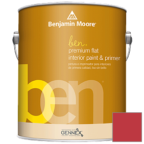 Краска Ben Premium Interior Latex Flat (W625) цвет 2002-10 Vermilion