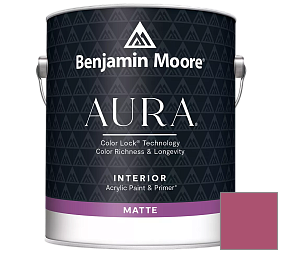 Краска Benjamin Moore Aura Interior Paint - Matte (522) цвет 1349 Pink Corsage