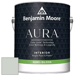 Benjamin Moore Aura 528 Waterborne Interior Semi-gloss Finish краска цвет NCS S 1505-G20Y 