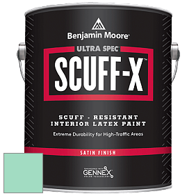 Benjamin Moore 486 Ultra Spec SCUFF-X Interior Satin Finish краска цвет 2038-50 Return to Paradise