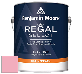 Benjamin Moore 550 Regal Select Waterborne Interior Pearl Finish краска цвет 2002-50 Tickled Pink