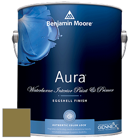 Benjamin Moore Aura 524 Waterborne Interior Eggshell Finish краска цвет 2149-10 Newt Green