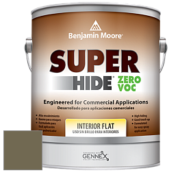Benjamin Moore 355 Super Hide Zero Voc Interior Flat краска цвет 2142-20 Turtle Green
