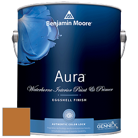 Benjamin Moore Aura 524 Waterborne Interior Eggshell Finish краска цвет 2156-10 Autumn Orange