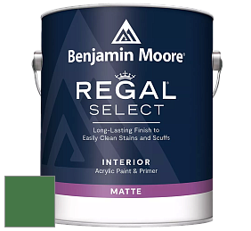 Benjamin Moore 548 IRegal Select Interior Paint - Matte краска цвет 2035-20 Cactus Green