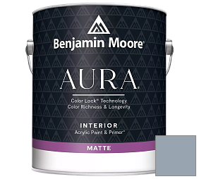 Краска Benjamin Moore Aura Interior Paint - Matte (522) цвет 1628 Comet