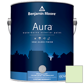 Краска Aura Waterborne Exterior Semi-Gloss Finish (632) цвет 2030-60 Celery Ice