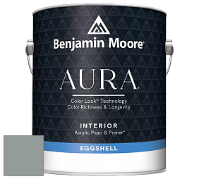 Benjamin Moore Aura 524 Waterborne Interior Eggshell Finish краска цвет NCS S 4005-B80G 