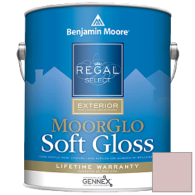 Краска Regal Select Exterior Paint-Moor GloSoft Gloss Finish (W096) цвет 2103-60 Pale Berry