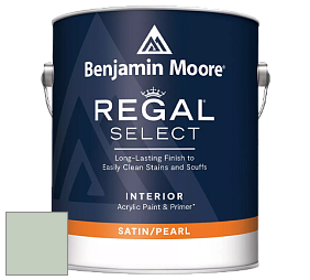 Benjamin Moore 550 Regal Select Waterborne Interior Pearl Finish краска цвет 450 Nob Hill Sage