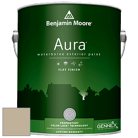 Benjamin Moore Aura 629 Waterborne Exterior Flat Finish краска цвет AF-390 
