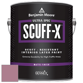 Benjamin Moore 484 Ultra Spec SCUFF-X Interior Matte Finish краска цвет 2082-40 Rosewood