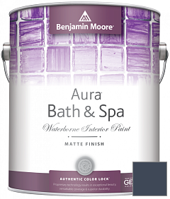 Краска Benjamin Moore Aura Bath & Spa Interior Paint Matte Finish (532) цвет 2061-10 Deep Royal